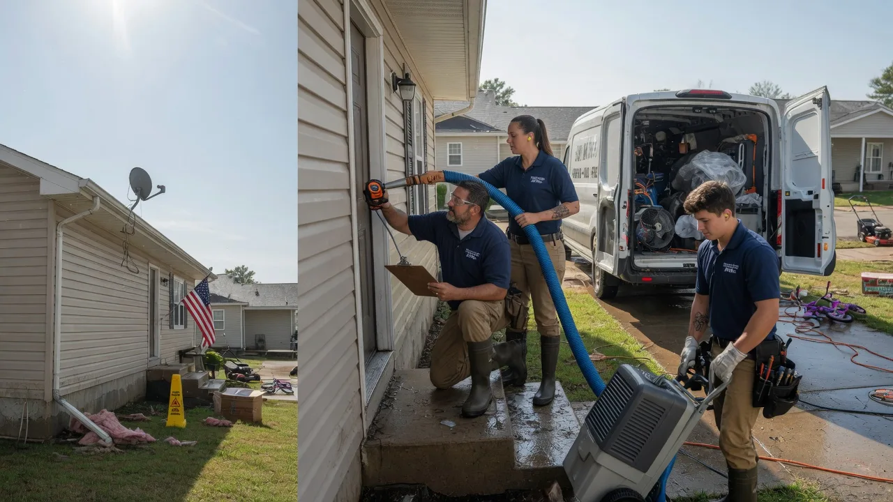 Ceiling Water Damage Restoration in Danville, WV near me